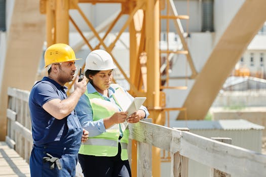 construction site overview