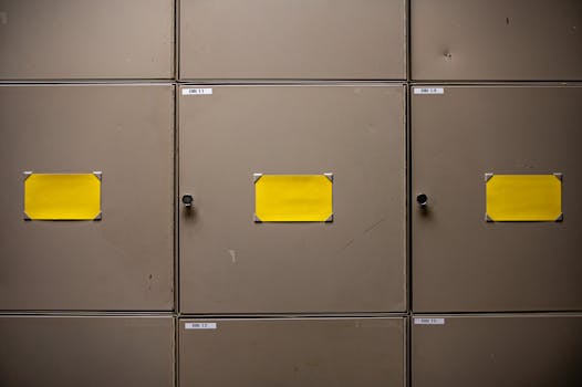 organized office with filing cabinets